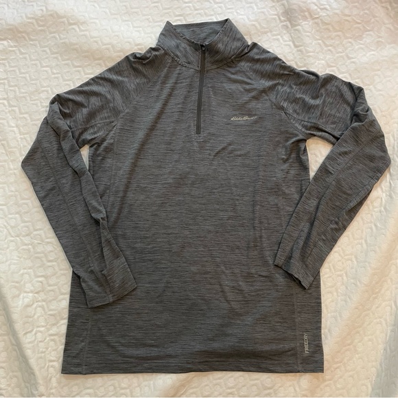 Eddie Bauer Men’s Resolution FreeDry 1/4 Zip Pullover Long Sleeve Shirt - Picture 3 of 10